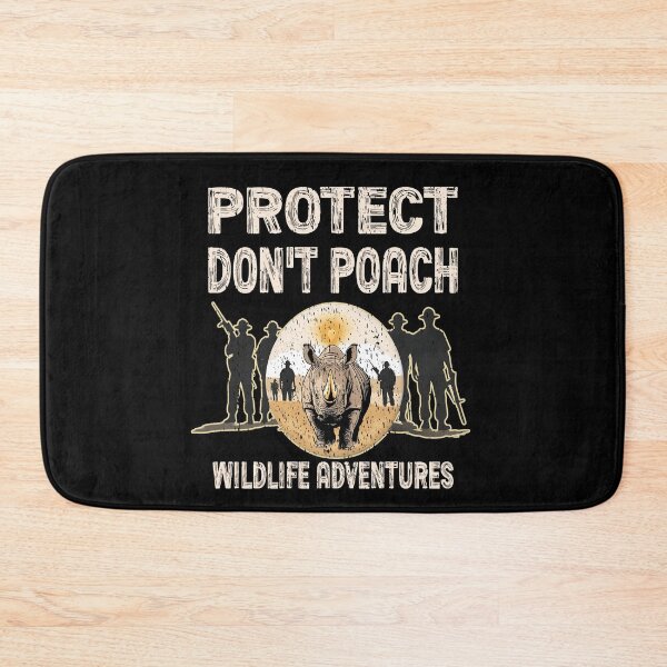 Item preview, PROTECT DON'T POACH WILDLIFE ADVENTURES wildlife protection rangers  designed and sold by Jt41.