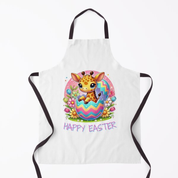 Item preview, Happy Easter Giraffe – Cute Spring Surprise designed and sold by Don't Crack Art.