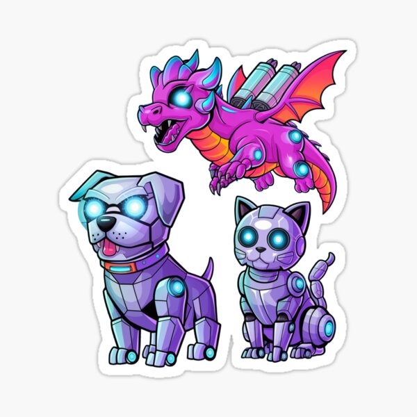Item preview, Roblox Cyber Animals designed and sold by GemiGarp.