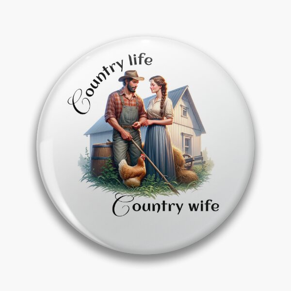 Item preview, Country Life Country Wife designed and sold by absurditeestore.