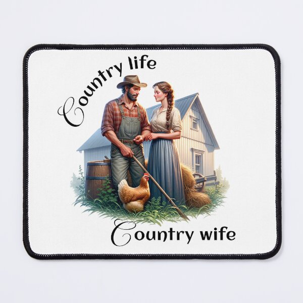 Item preview, Country Life Country Wife designed and sold by absurditeestore.