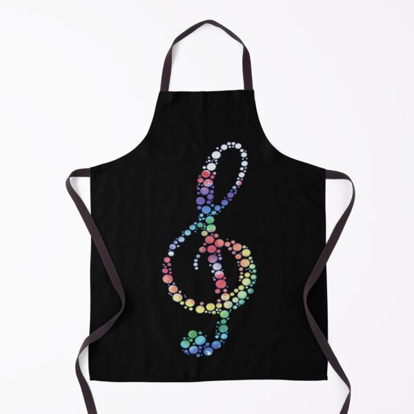 Item preview, Electric Tie-Dye Treble Clef Fusion Art designed and sold by Zakrytos ★★★★★.