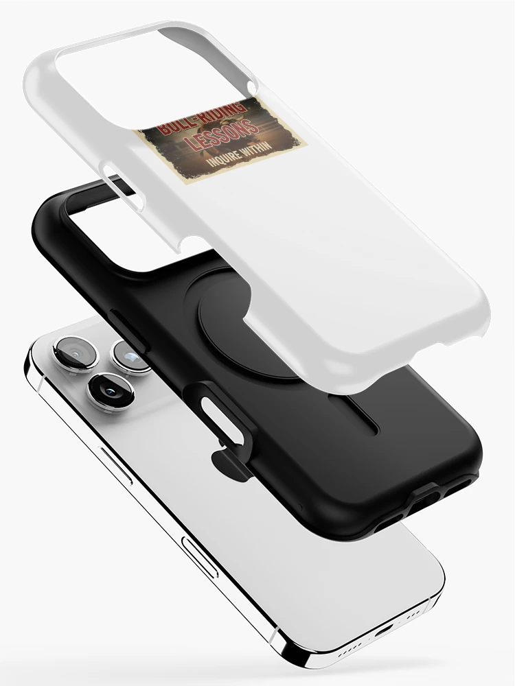 Thumbnail 2 of 4, iPhone Case, Bull-Riding Lessons, Inquire Within designed and sold by FitEnvy.