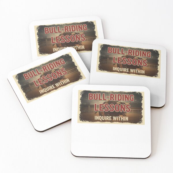 Item preview, Bull-Riding Lessons, Inquire Within designed and sold by FitEnvy.