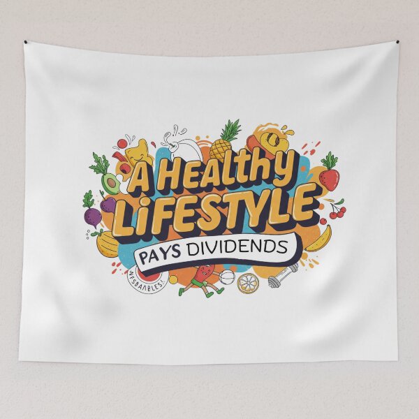 Item preview, A Healthly Lifestyle pays dividens designed and sold by FitEnvy.