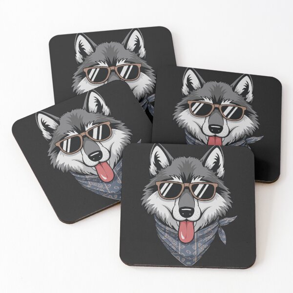 Item preview, Cute and funny wolf memes  designed and sold by kfs-art.