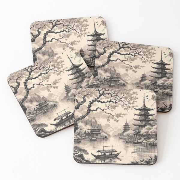 Item preview, JAPANESE LANDSCAPE designed and sold by origingallery.