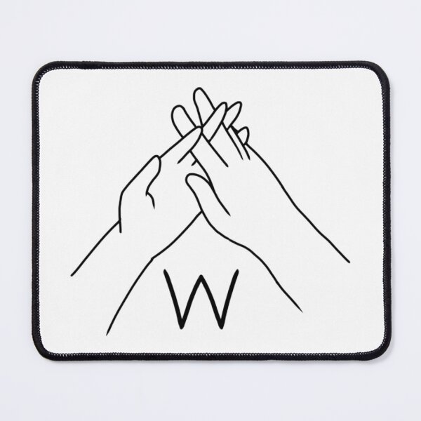 Item preview, BSL sign letter W designed and sold by Artistkhg.