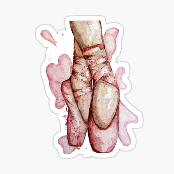 Item preview, The Sole of a Ballerina - Pink Ballet Shoes designed and sold by BetC RealArt.