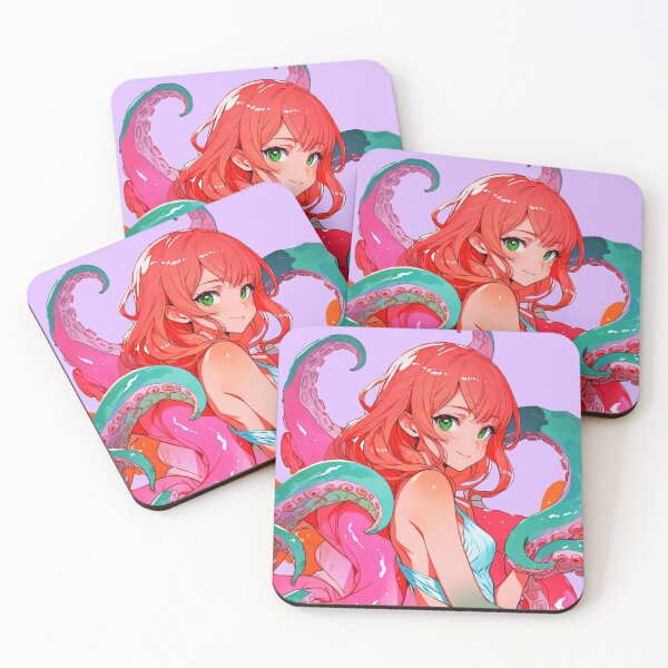Item preview, Octopus girl anime designed and sold by AmazingPrintTop.