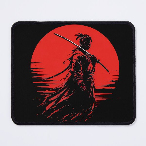 Item preview, Samurai Warrior Under the Blood Moon designed and sold by DARK_NOVA.