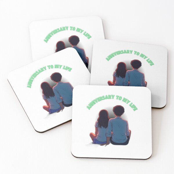 Item preview, Anniversary Vintage Anime Couple Rooftop Aesthetic design designed and sold by VibeVault12.
