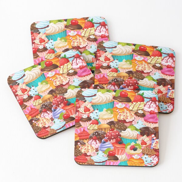 Item preview, with icing and chocolate icing. There is something for every taste. Small cakes with a big impact. Who could resist that?
The design by Mallybeau Mauswohn shows a colorful illustration with countless cupcakes in all shapes and colors. A real paradise fo designed and sold by Mauswohn.