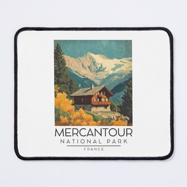 Item preview, A Vintage Travel Poster of Mercantour National Park - France designed and sold by GoodOldVintage.