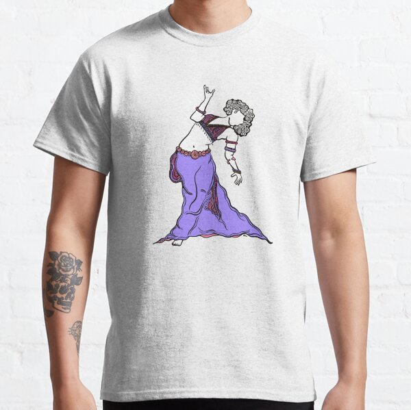 Item preview, Back Bend Belly Dancer PURPLE designed and sold by LayerCakeDigDes.