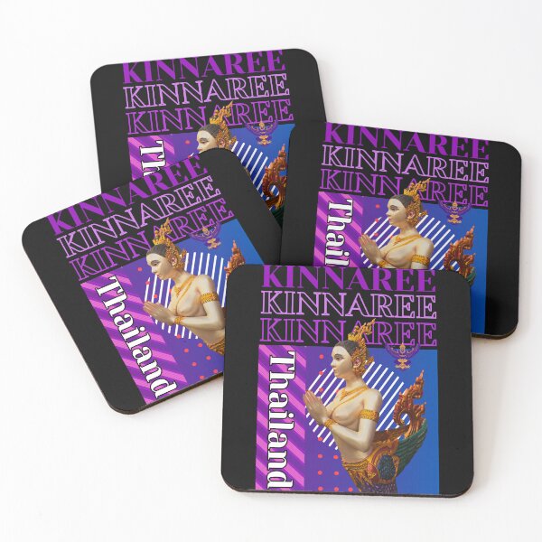 Item preview, Kinnaree with retro inspired background. designed and sold by Linklandiya.