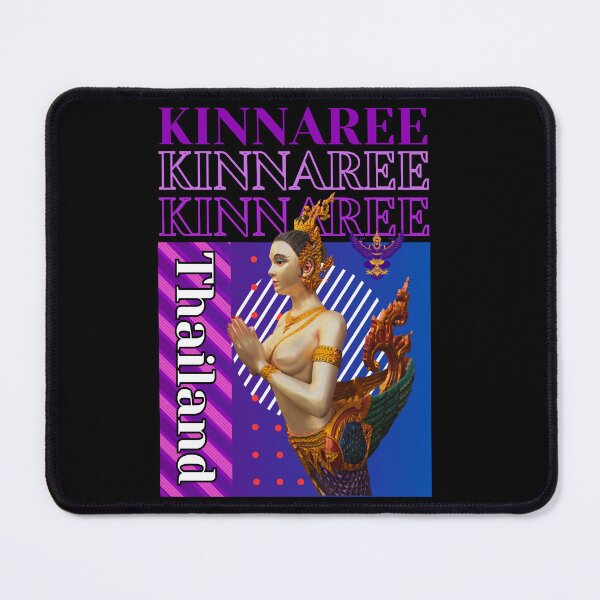Item preview, Kinnaree with retro inspired background. designed and sold by Linklandiya.