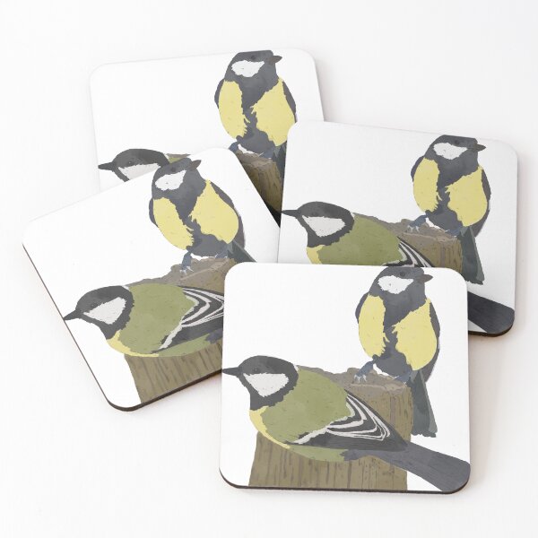 Item preview, Great tits designed and sold by PuffyFeathers.