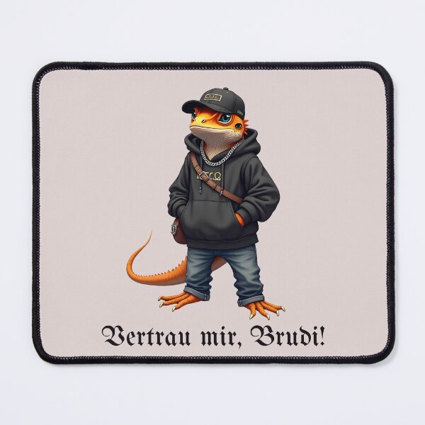 Item preview, "Trust me, bro!": Funny design with a lizard in Talahon style designed and sold by RetroTraveller.