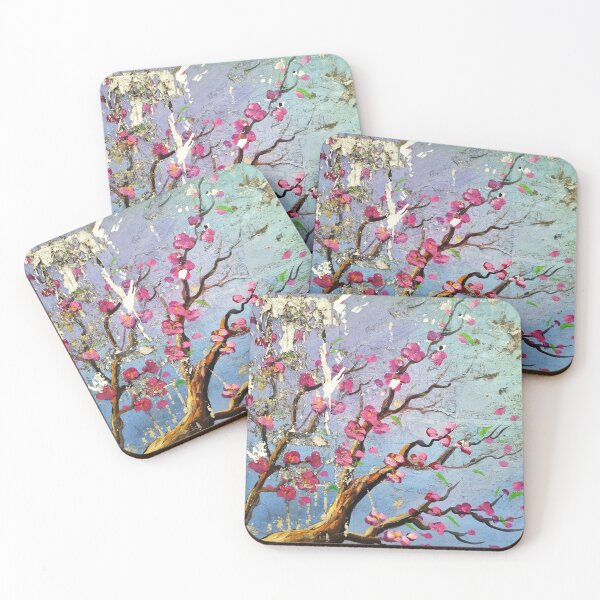 Item preview, Pink flower tree painting designed and sold by Kawaii Girl.