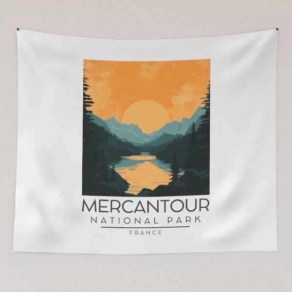 Item preview, A Vintage Travel Poster of Mercantour National Park - France  designed and sold by GoodOldVintage.