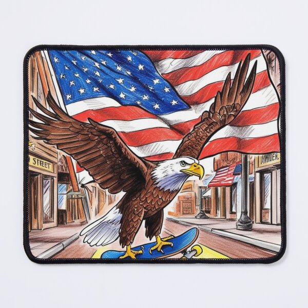 Item preview, A dynamic and fun illustration of a bald eagle designed and sold by Azazel77.