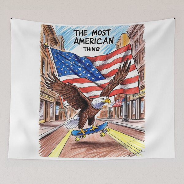 Item preview, A dynamic and fun illustration of a bald eagle designed and sold by Azazel77.