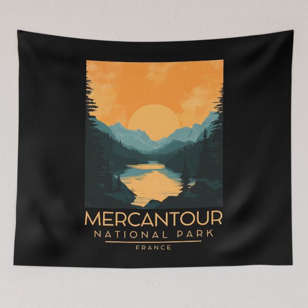 Item preview, A Vintage Travel Poster of Mercantour National Park - France  designed and sold by GoodOldVintage.