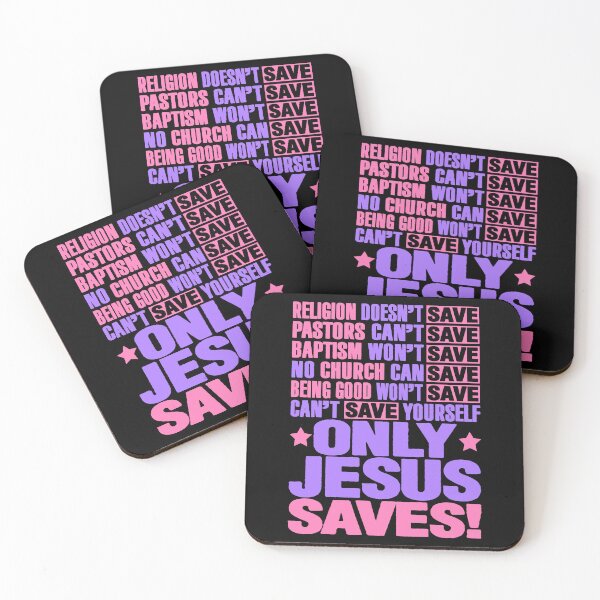 Item preview, Only Jesus Saves designed and sold by plushism.