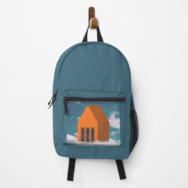 Item preview, Fly beyond your dreams - Illustration Blue Sky Clouds Orange House designed and sold by EMJAYHeiss.