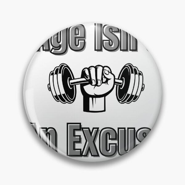 Item preview, Age Isn't An Excuse T-Shirt – Motivational & Inspirational Fitness Tee, Funny Shirt, Valentine Shirt gift, Valentine Day Cut File, gift for Mom, dad gift, gift for birthday Essential T-Shirt designed and sold by GAIDREDA.