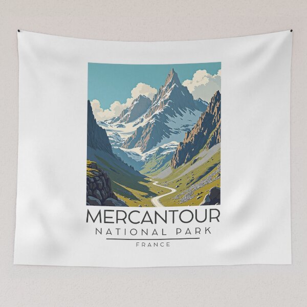 Item preview, A Vintage Travel Poster of Mercantour National Park - France  designed and sold by GoodOldVintage.