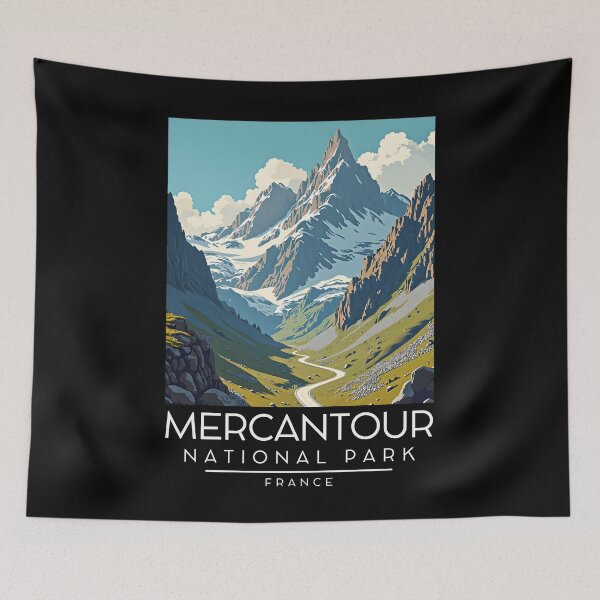Item preview, A Vintage Travel Poster of Mercantour National Park - France  designed and sold by GoodOldVintage.