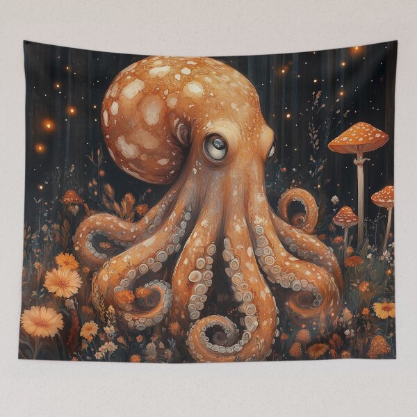 Item preview, An octopus in the forest? designed and sold by SporeandCanvas.