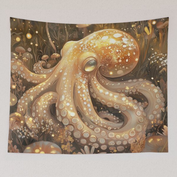 Item preview, Tentacles and toadstools, a match made in magic! designed and sold by SporeandCanvas.