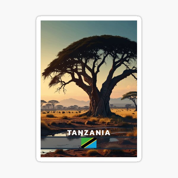 Item preview, Tanzania Travel  designed and sold by Thistle-TShop.