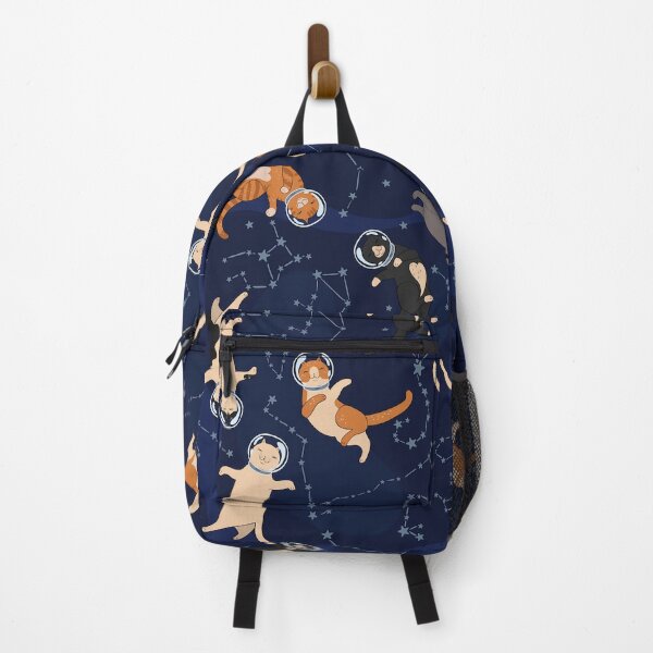 Item preview, Space Cats Constellations Seamless  Graphic designed and sold by vintageretrostyleshop.