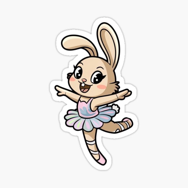 Item preview, Cute Ballerina Bunny designed and sold by REBELIUM.
