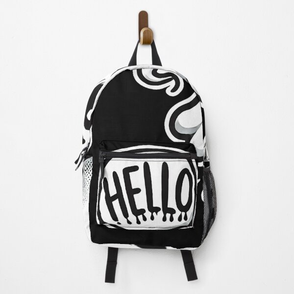 Item preview, Copy of Sinister Yet Playful Cartoon Ghost with Chat Bubble Saying Hello designed and sold by MariDonna.