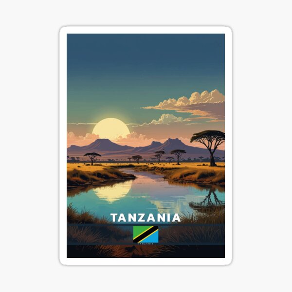 Item preview, Tanzania Travel  designed and sold by Thistle-TShop.