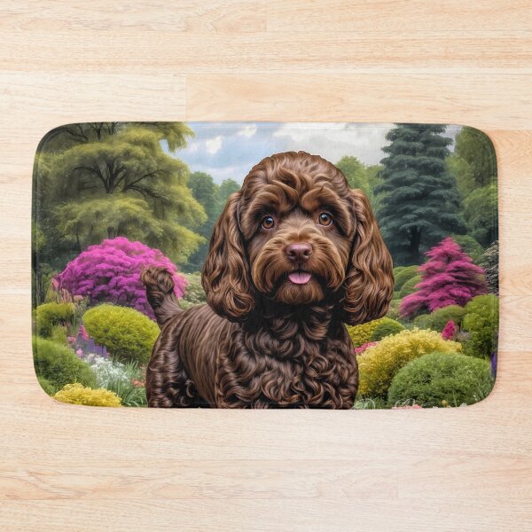 Item preview, Cinnamon Chocolate Cockapoo Dog Painting designed and sold by Heart and Soul Studio.