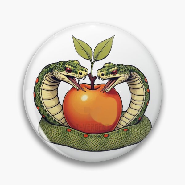 Item preview, Amphisbaena Snake Hungry for an Apple designed and sold by T-Vergent.