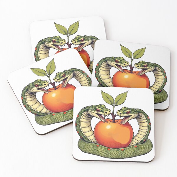 Item preview, Amphisbaena Snake Hungry for an Apple designed and sold by T-Vergent.