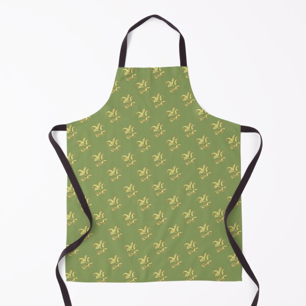 Item preview, Acanthus - Stylized yellow acanthus leaf on a green background designed and sold by EMJAYHeiss.