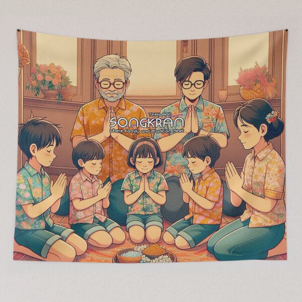 Item preview, Songkran – Where Family and Tradition Meet designed and sold by Vanich-Panich.