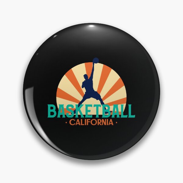 Item preview, Basketball California Retro Sunset Design designed and sold by Masonixem.