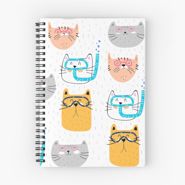 Item preview, Summer Seamless  With Cartoon Cats designed and sold by vintageretrostyleshop.