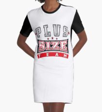 PLUS SIZE TEAM RED Graphic T-Shirt Dress