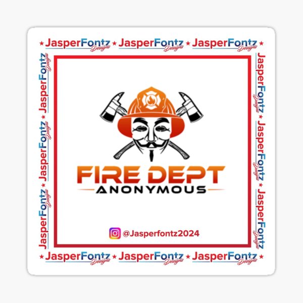 Item preview, FIRE DEPT - ANONYMOUS designed and sold by Noypilogoartist.
