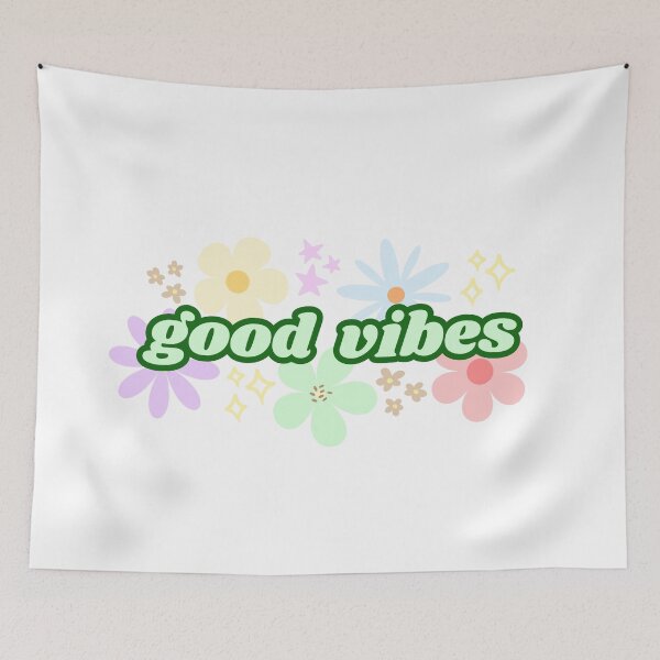 Item preview, Good Vibes Floral (Green) designed and sold by Mollysb428.